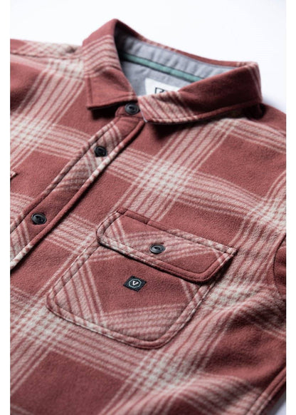 Vissla Eco-Zy Long Sleeve Polar Flannel - Bascora