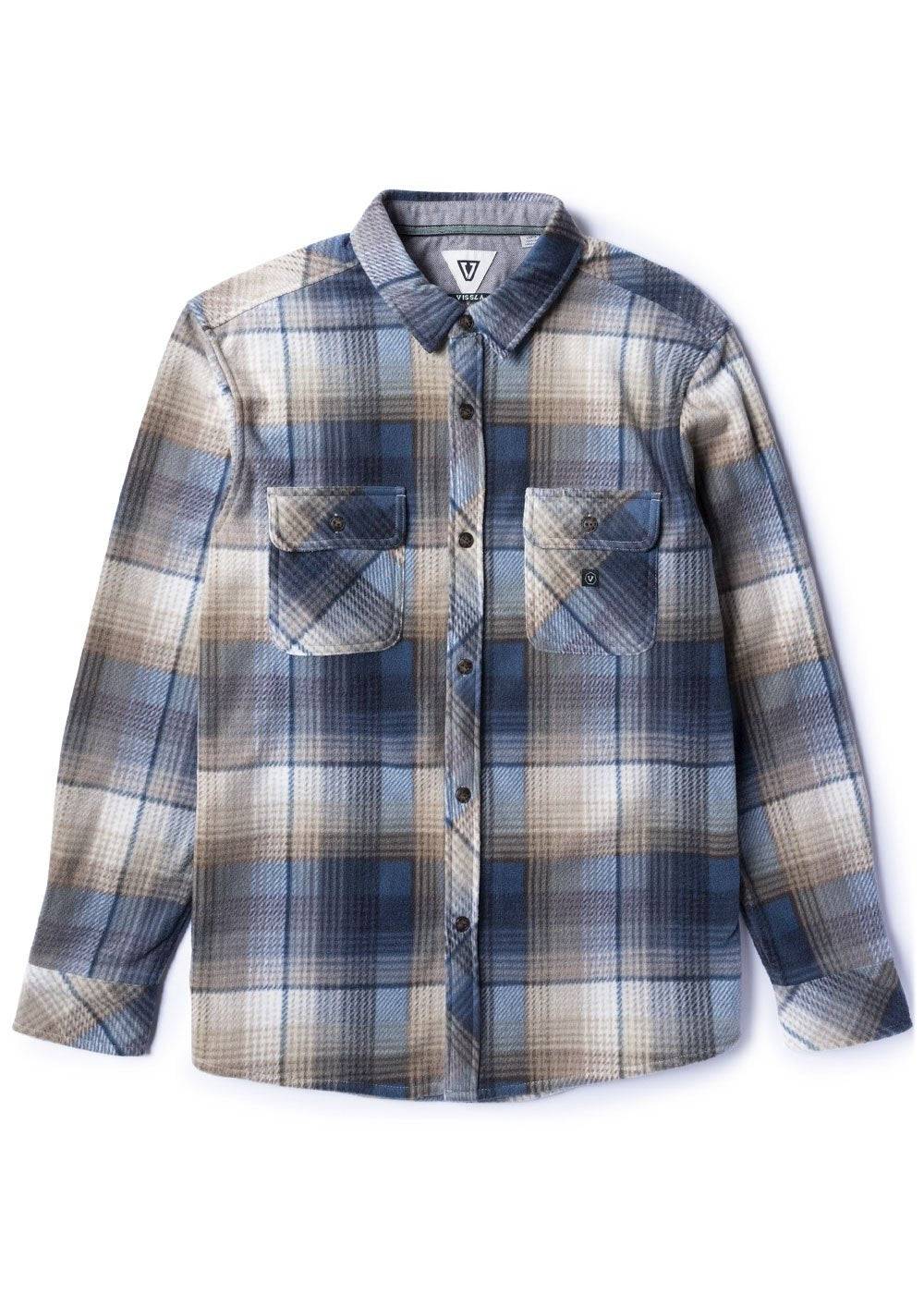 Vissla Eco-Zy Long Sleeve Polar Flannel - Bascora