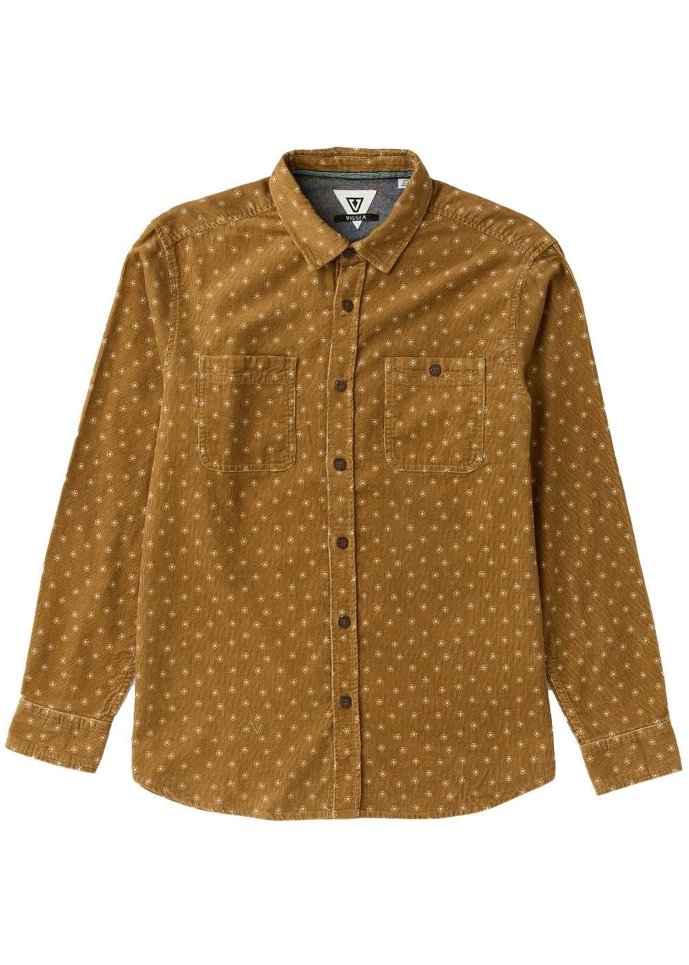 Vissla Rails Cord Printed Eco LS Shirt - Bascora