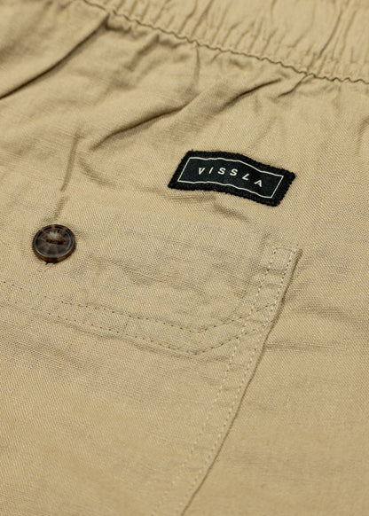 Vissla Rails Linen Eco Elastic Pant - Bascora