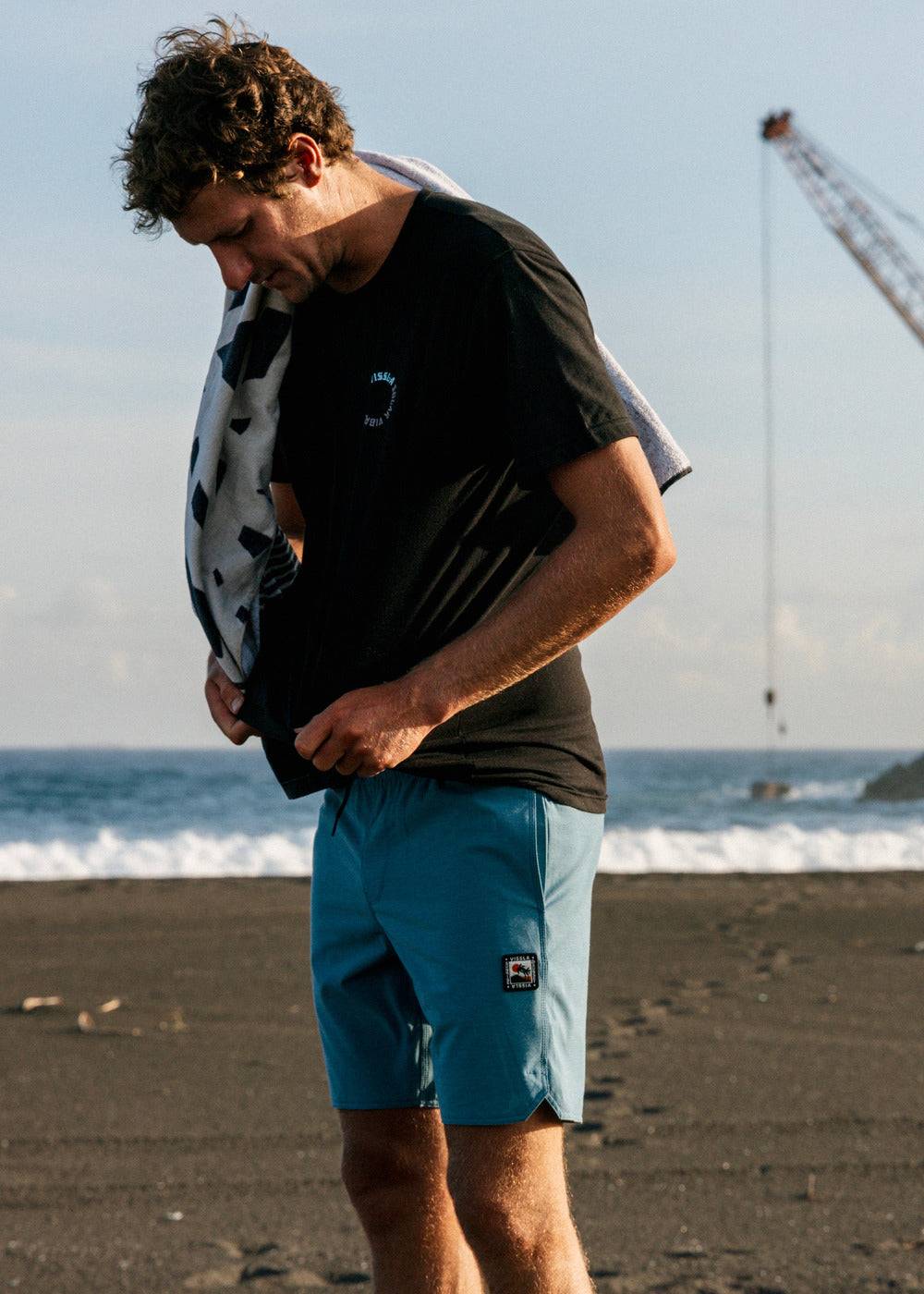 Vissla Solid Sets 17.5" Ecolastic Boardshort - Bascora