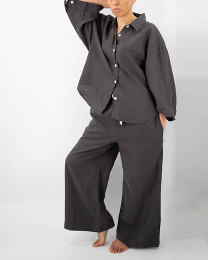 The Vivian Linen Loungewear Set