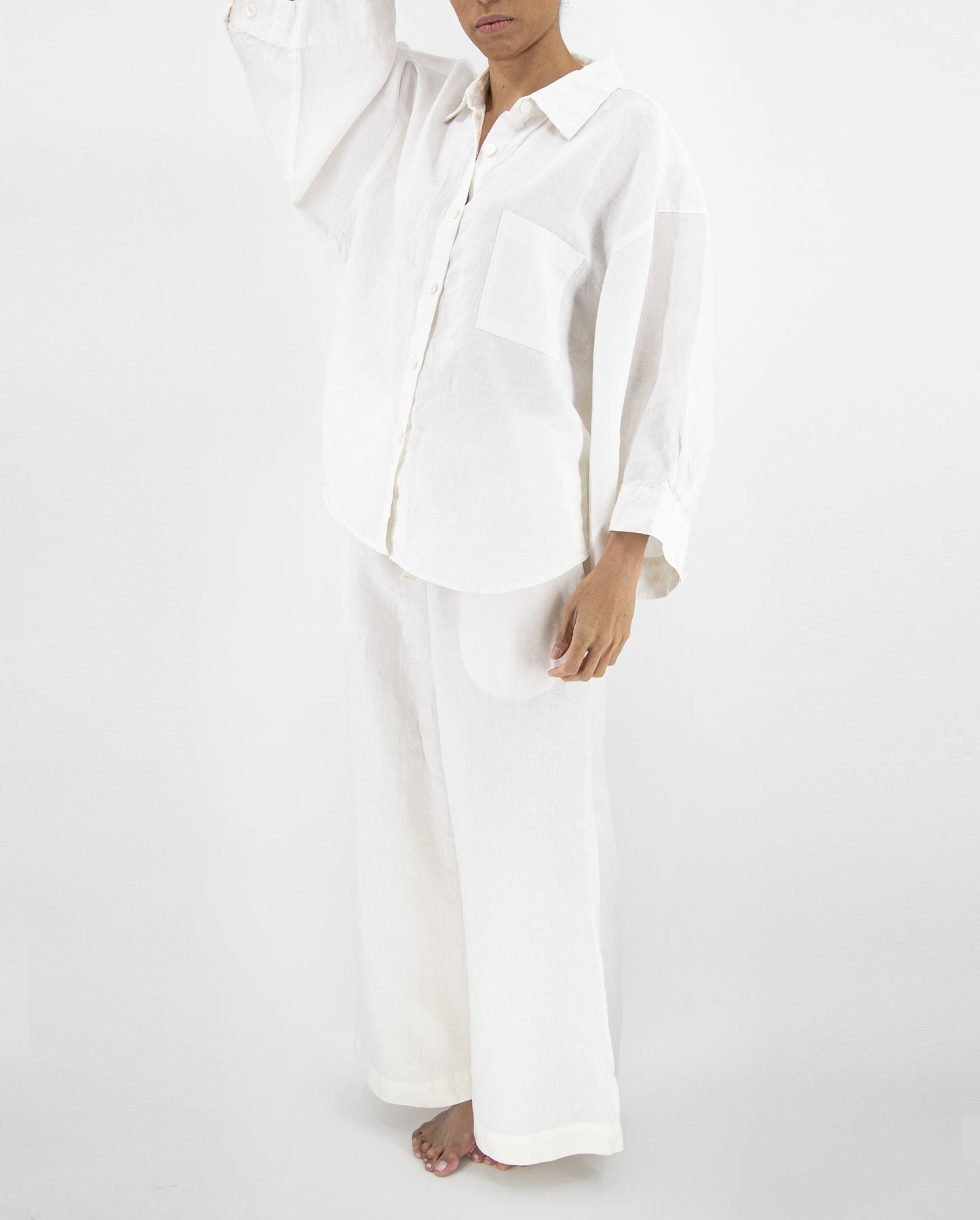 The Vivian Linen Loungewear Set