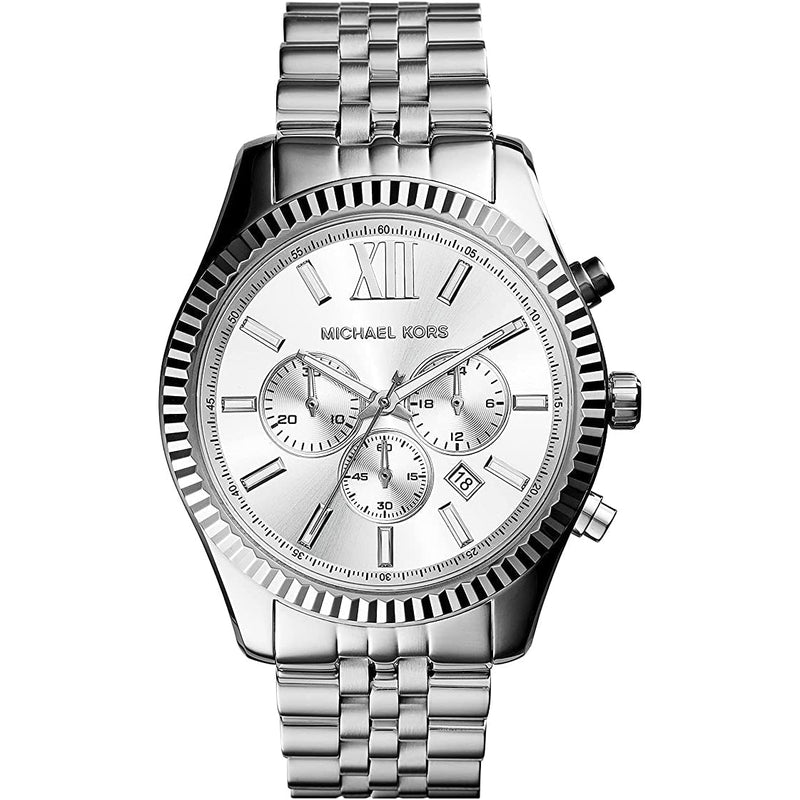 Reloj cronógrafo plateado Michael Kors MK8405 Lexington para hombre