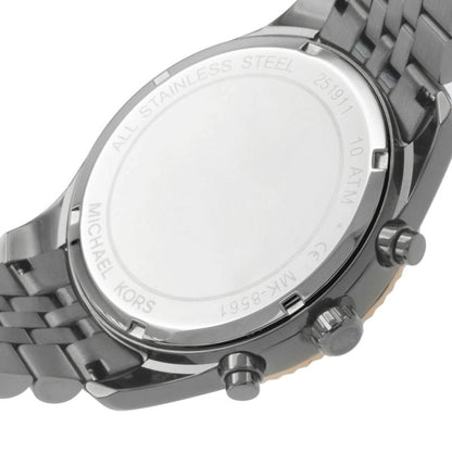 Michael Kors MK8561 Men's Lexington Dark Two-Tone Chronograph Watch