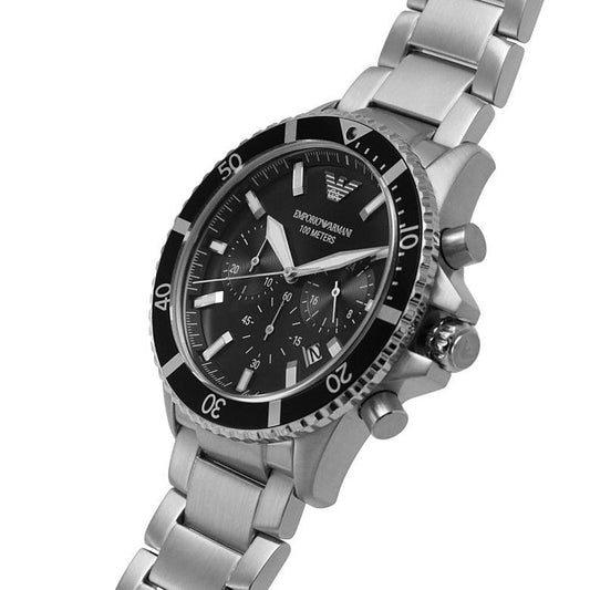 Emporio Armani AR11360 Men's Diver Chronograph Black Watch