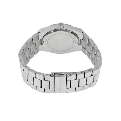 Michael Kors MK6089 Ladies Channing Silver Diamond Chronograph Watch