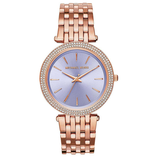 Michael Kors MK3400 Ladies Darci Purple Two-Tone Watch
