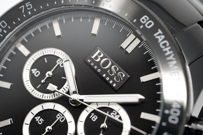 Hugo Boss HB1512961 Men's Chronograph Ikon Black PVD Watch