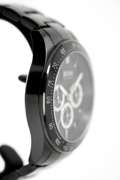 Hugo Boss HB1512961 Men's Chronograph Ikon Black PVD Watch