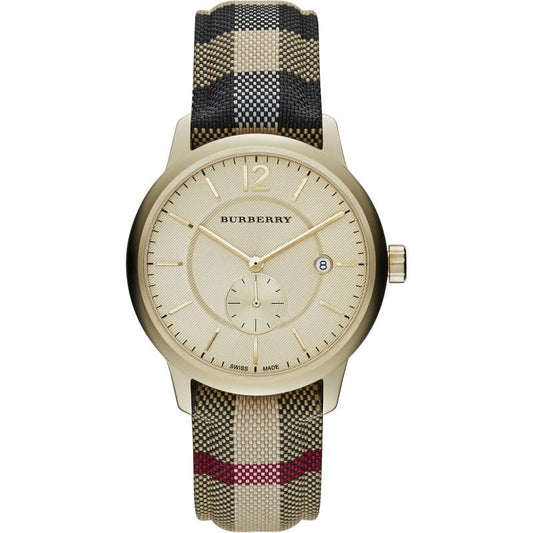 Burberry BU10001 Unisex The Classic Horseferry Gold 40mm Watch