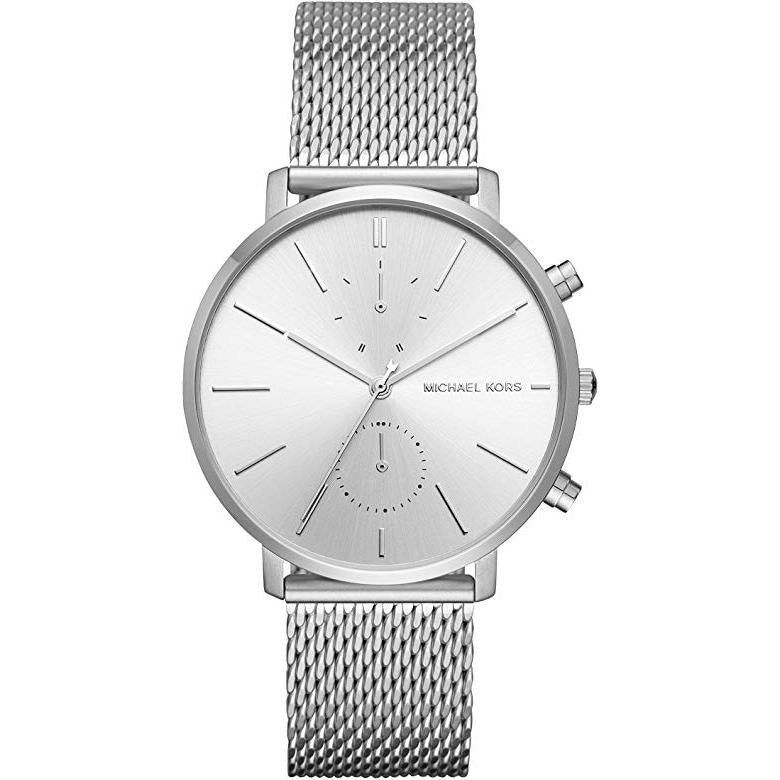 Silver Michael Kors Watch with a white face
