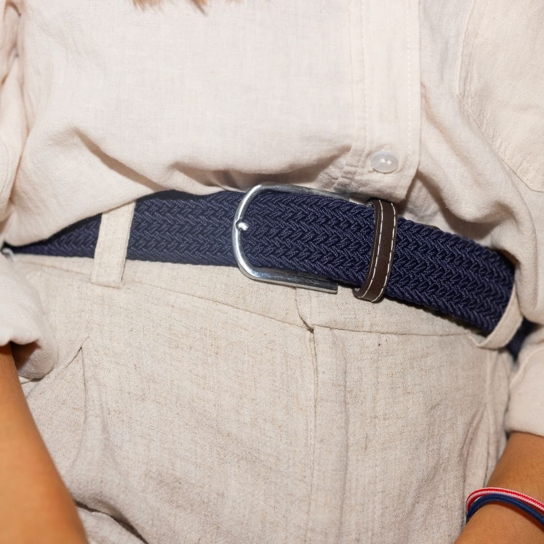 Wear the Change – Recycled Ocean Plastic Woven Belt - Bascora