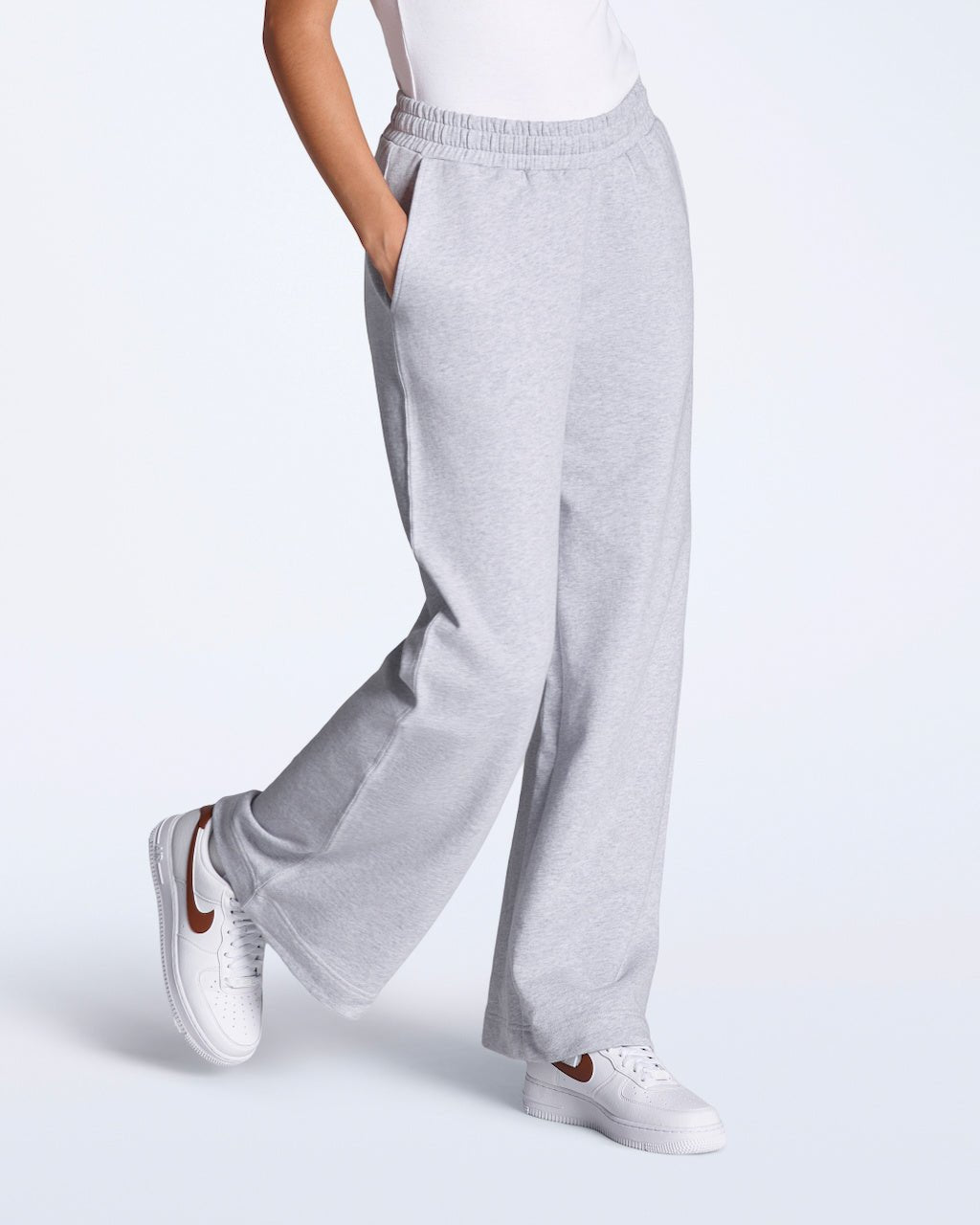 Wide Leg Organic Joggers - Bascora