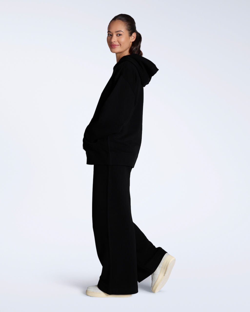 Wide Leg Organic Joggers - Bascora
