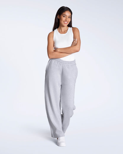 Wide Leg Organic Joggers - Bascora