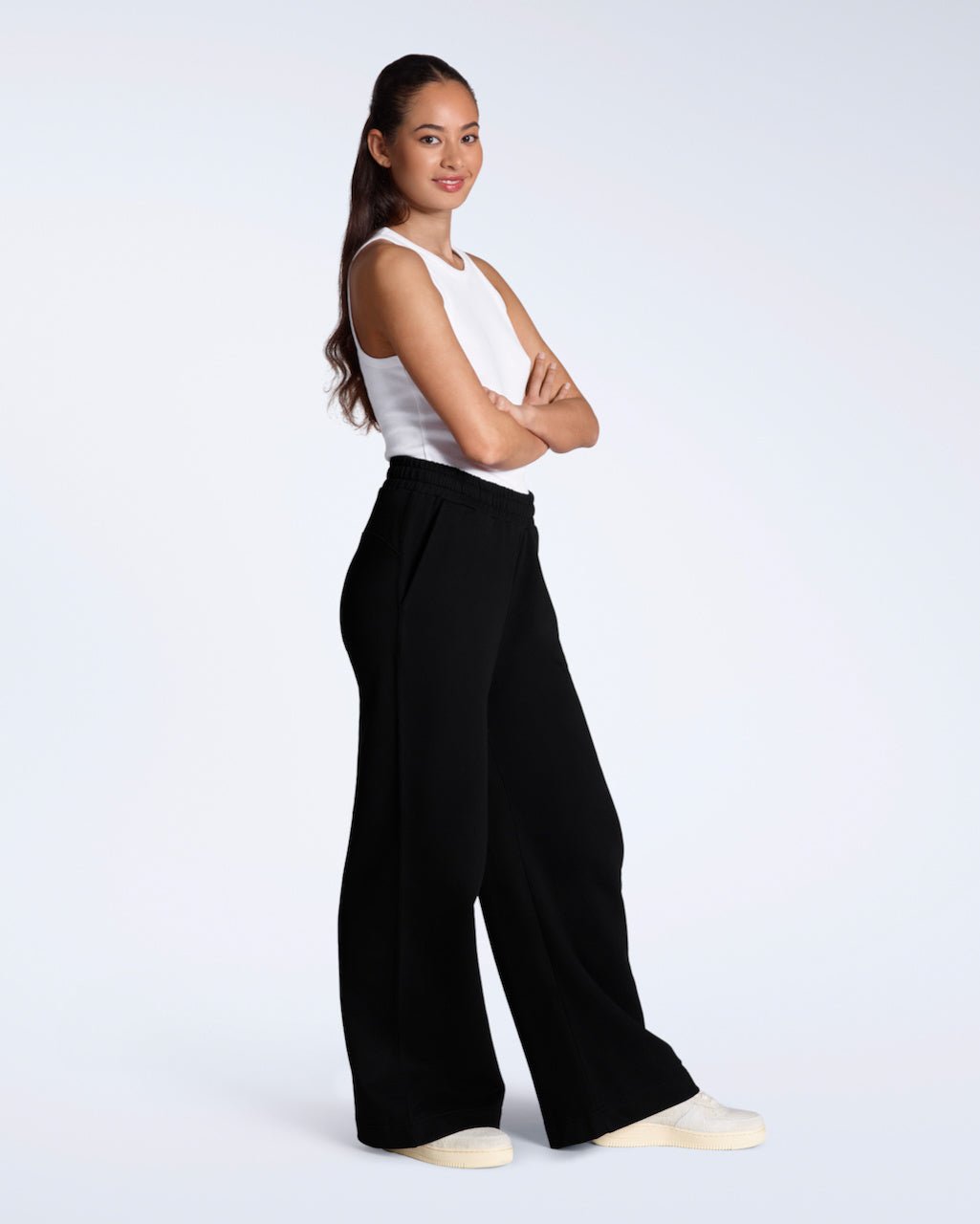 Wide Leg Organic Joggers - Bascora