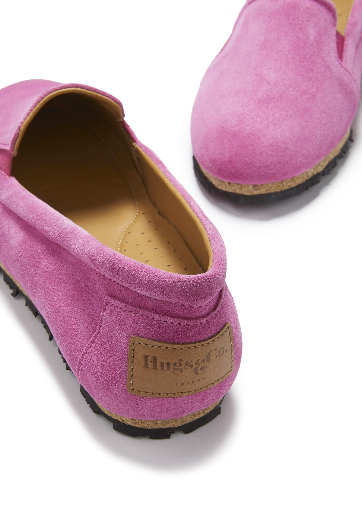 Hugs & Co. Women's Candy Pink Suede Continental Espadrilles