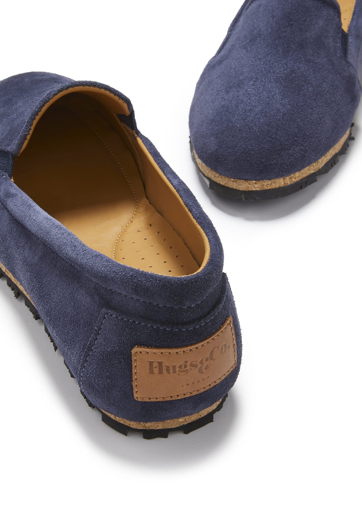 Hugs & Co. Women's Navy Blue Suede Continental Espadrilles