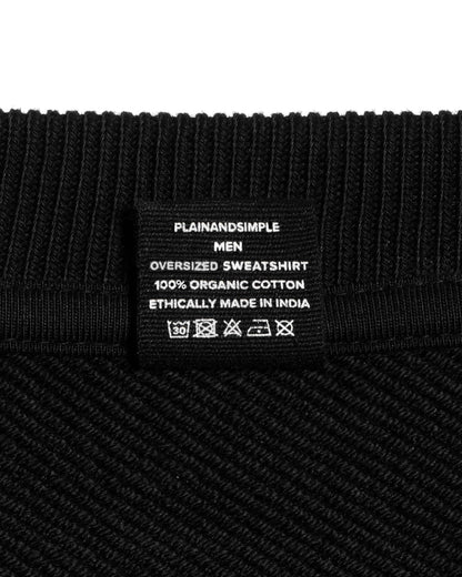 Women's Oversized Organic Sweatshirt - Bascora