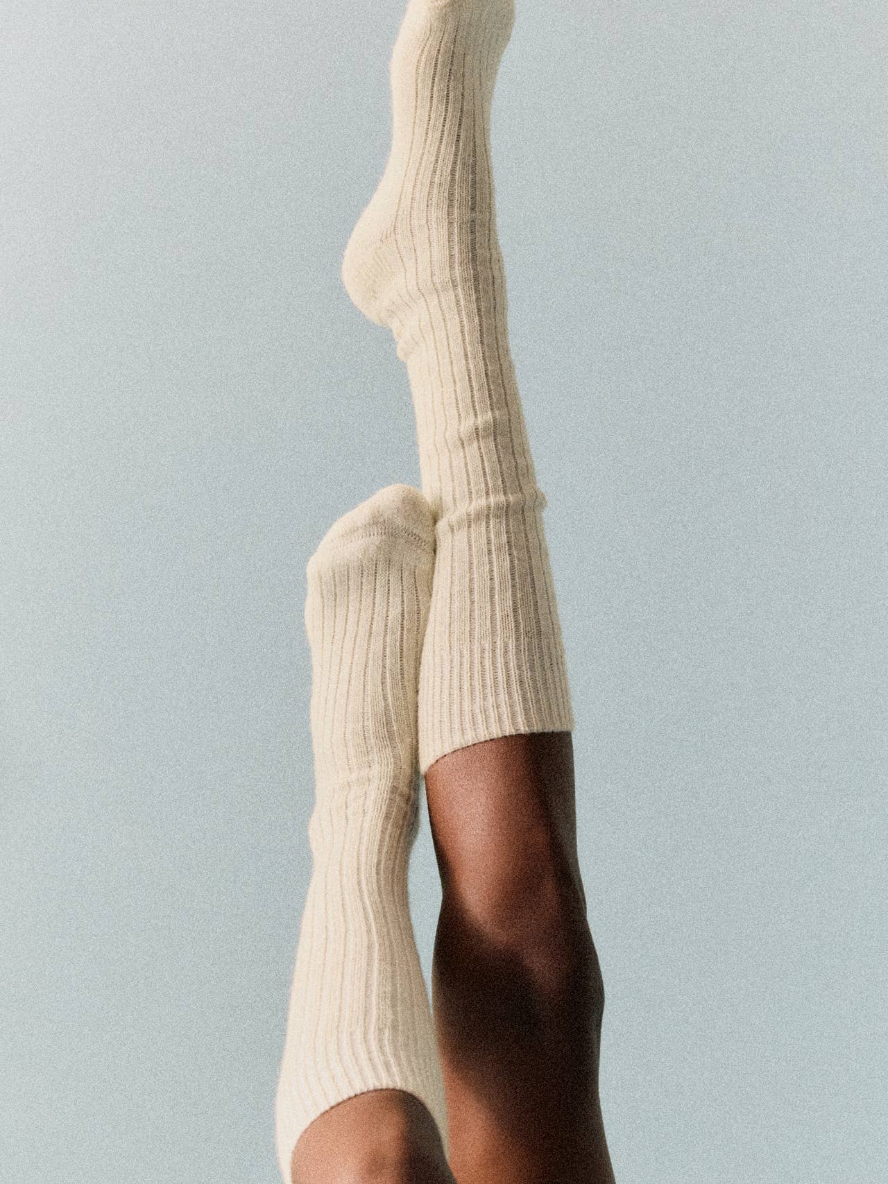 Wool Knee-High Socks - Bascora
