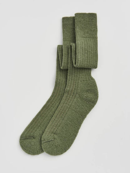Wool Knee-High Socks - Bascora