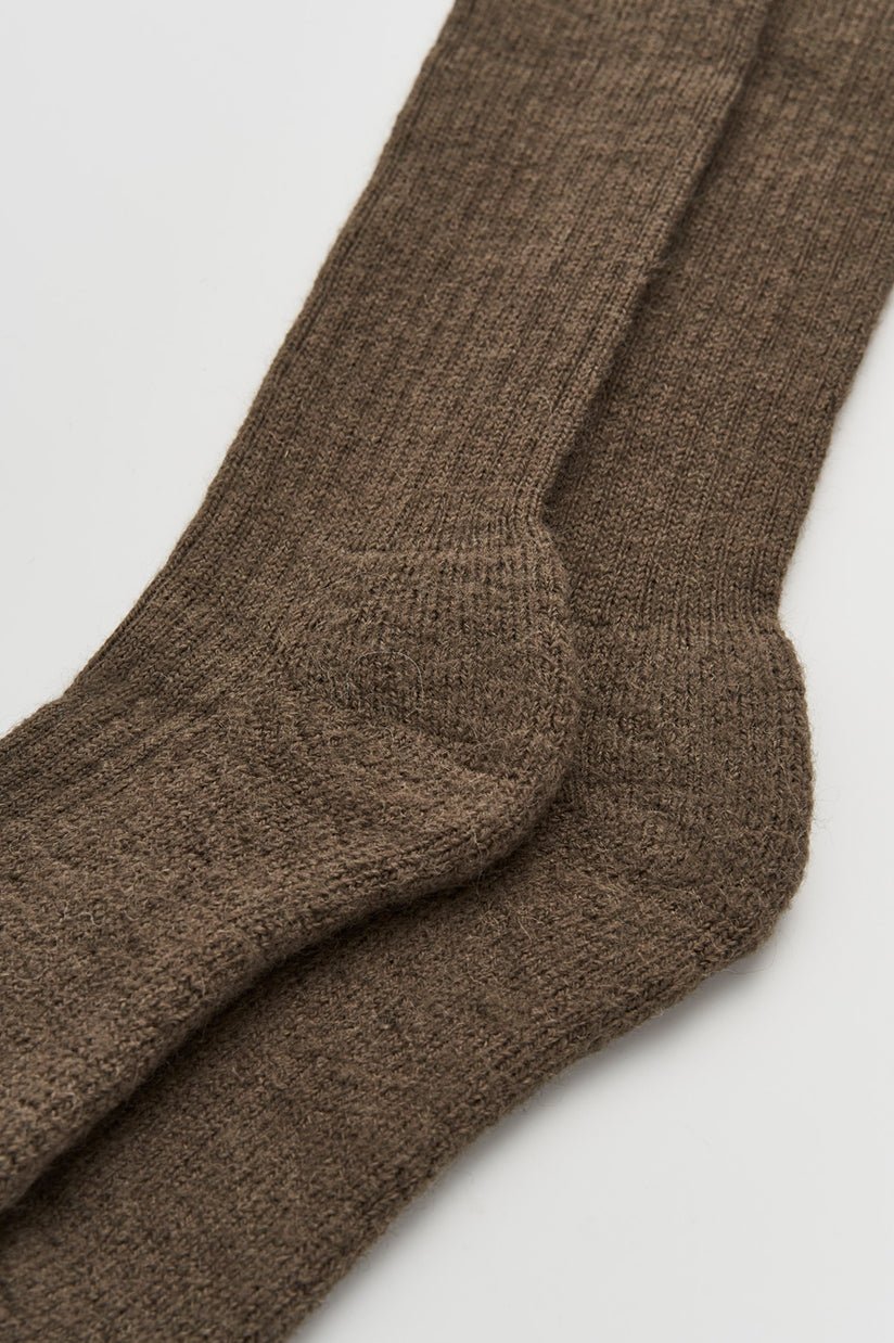 Wool Knee-High Socks - Bascora