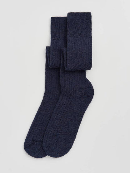 Wool Knee-High Socks - Bascora