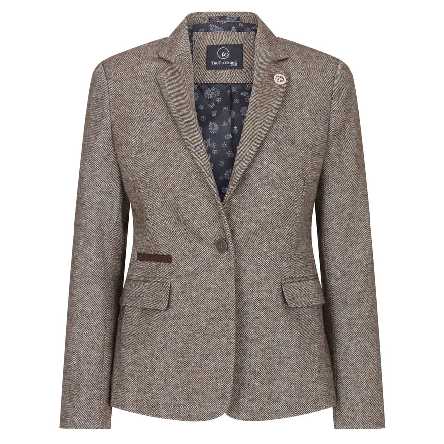 Women's 1920s Tweed Blazer, Waistcoat & Trousers Suit